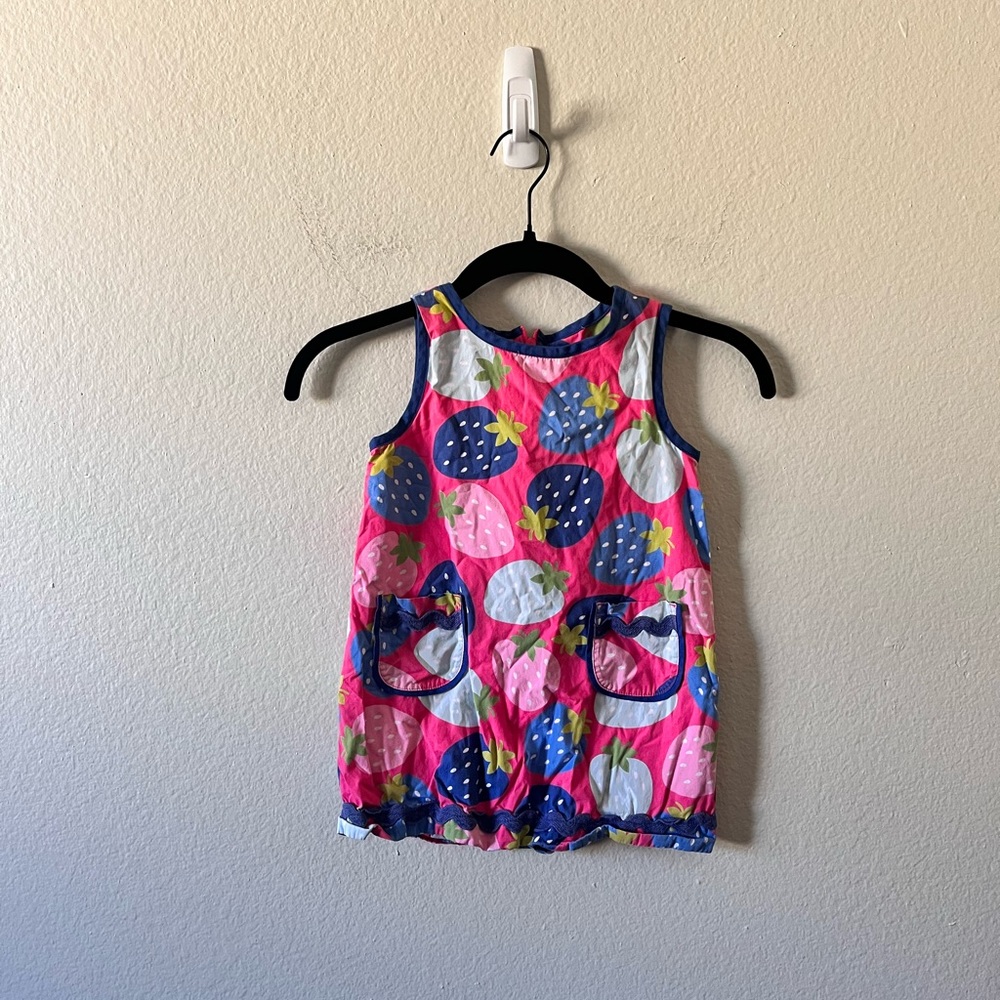 Mini Biden Strawberry Print Dress